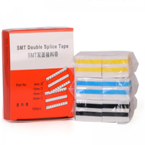 Factory direct sale 8mm Yellow blue black Single side SMT Splice Tape