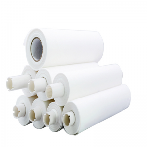 2023 SMT Stencil Cleaning Paper Spunlace Nonwoven Cloth Wipes Roll untuk mesin Pencetak