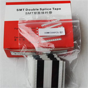 Black Double Side SMT Splice Tape untuk Mesin SMT SMD Jalur perakitan PCB Pembuatan Bohlam LED